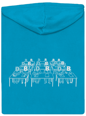 Cimrman: Debil, blbeček dámska mikina na zips Blue Atol