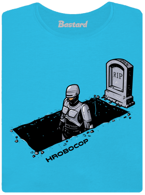 Hrobocop dámske tričko s lemom Blue Atol