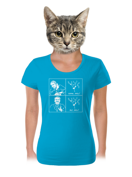 Cimrman: Copak jmelí dámske tričko Blue Atol
