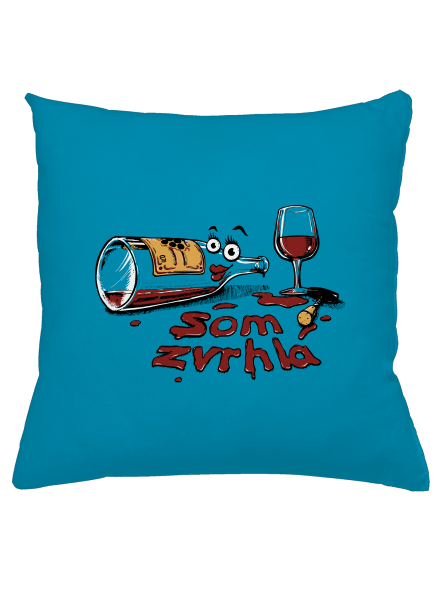 Zvrhlá vankúš Blue Turquoise