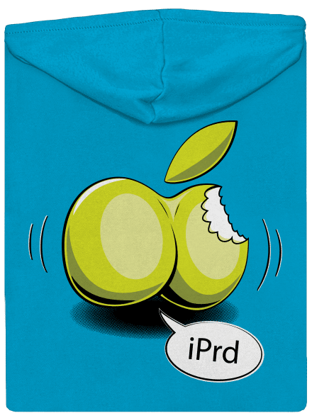 iPrd dámska mikina na zips Blue Atol