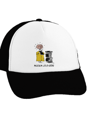 Milujem literatúru šiltovka truckerka Black cap