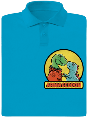 Armageddon pánska polokošeľa Blue Atol