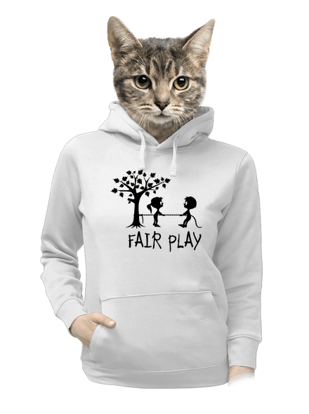 Fair play dámska mikina klokanka White