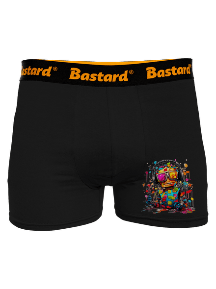 Workaholic robot boxerky Black