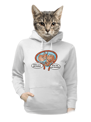 dámska mikina klokanka