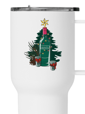 Vianočná borovička termohrnček White