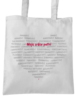 Moje srdce patrí taška White