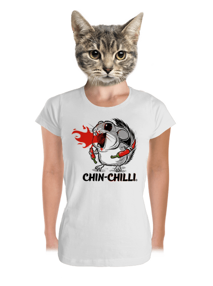 Chinchilli dámske tričko prémium White