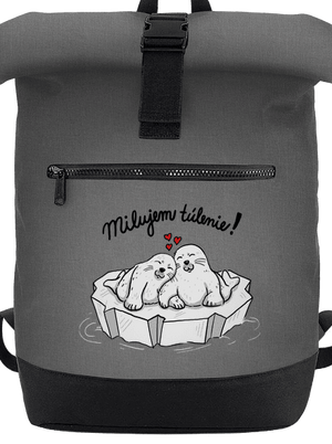 Milujem túlenie batoh Grey Marl