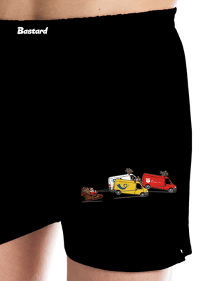 Santa se soby pánske trenky Black