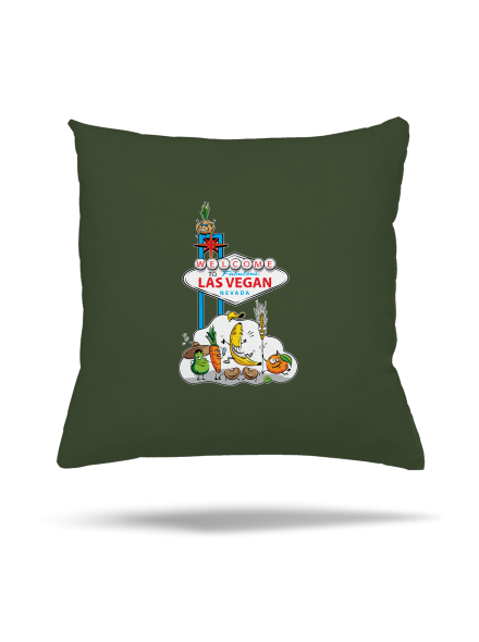 Las Vegan vankúš Olive Green