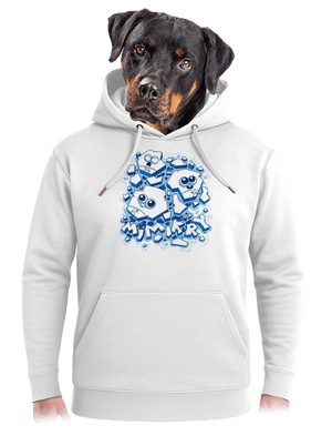 Ľadové mimikry unisex mikina premium Snowwhite