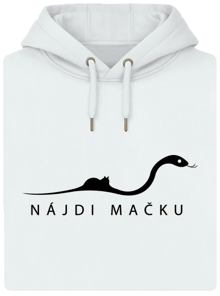Nájdi mačku unisex mikina premium Snowwhite