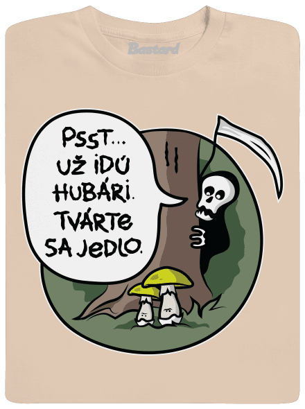 Muchotrávky zelené pánske tričko Sand