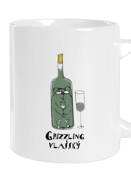 Grizzling Vlašský veľký hrnček White