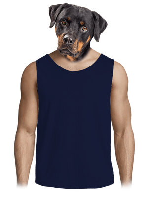 Bez potlače pánske tielko French Navy