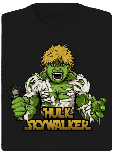 Hulk Skywalker dámske športové tričko Black