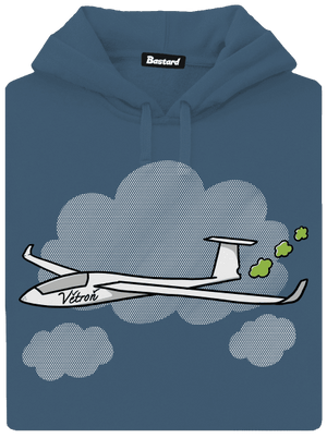 Větroň dámska mikina klokanka Denim