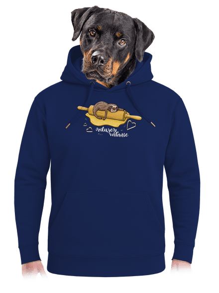 Milujem váľanie unisex mikina premium Navy
