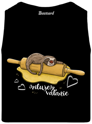 Milujem váľanie pánske tielko Black