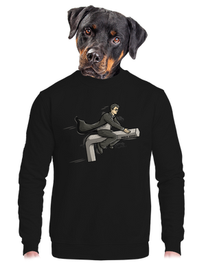 unisex mikina bez kapucne