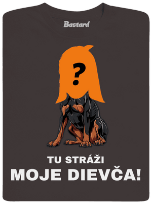 Tu strážim ja pánske dlhý rukáv Bear Brown