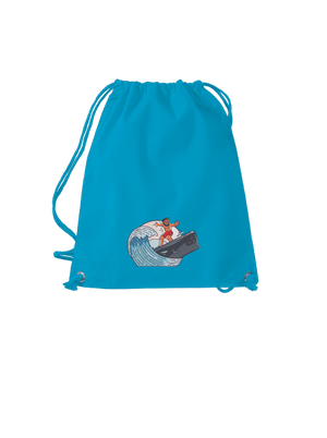 Som surfer vak Blue Atol