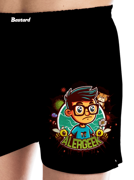 Alergeek pánske trenky Black