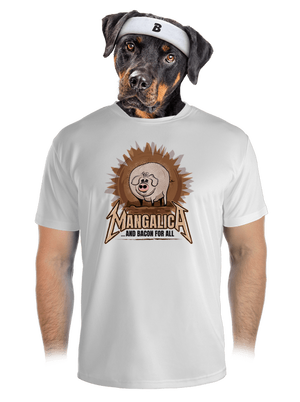 Mangalica pánske športové tričko White