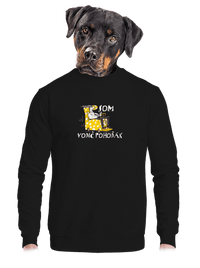 unisex mikina bez kapucne