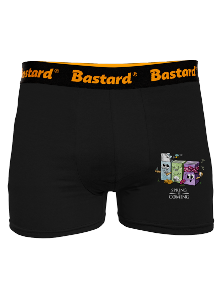 Spring is coming boxerky Black