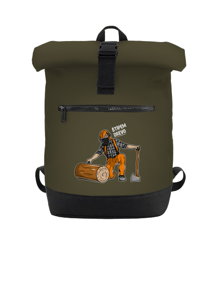 Drevorubač batoh Military Green