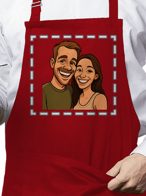 Karikatúra z vlastnej fotky zástera Red