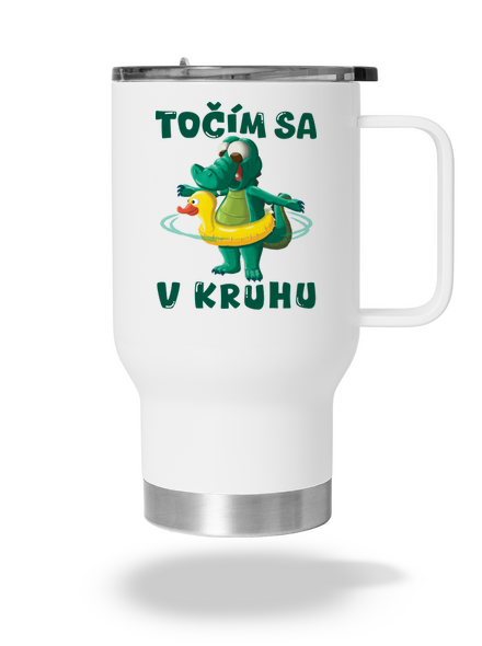 Točím sa v kruhu termohrnček White