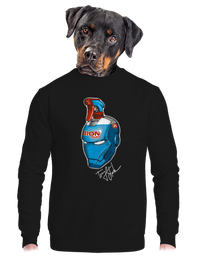 unisex mikina bez kapucne