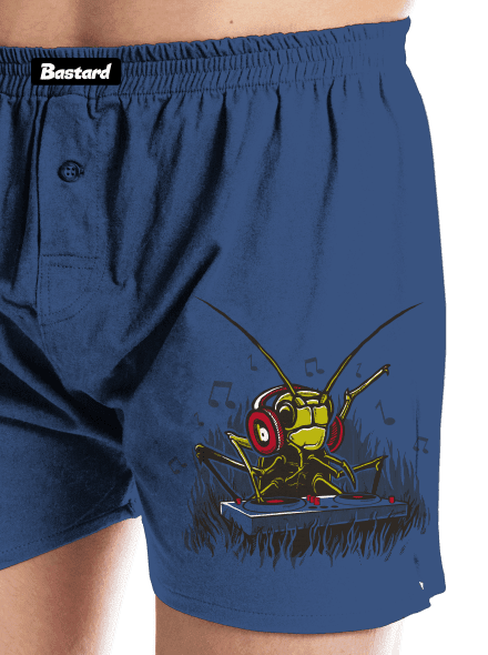 DJ Cvrček pánske trenky Blue