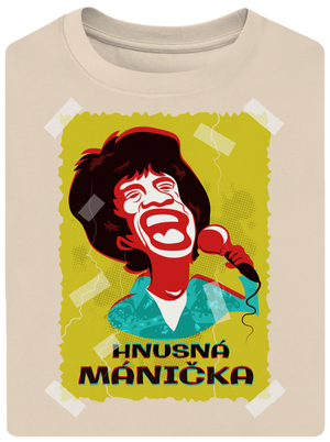 Mánička unisex tričko oversized Almond