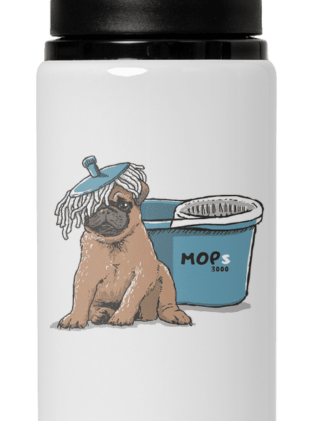 Mops flaša na vodu White