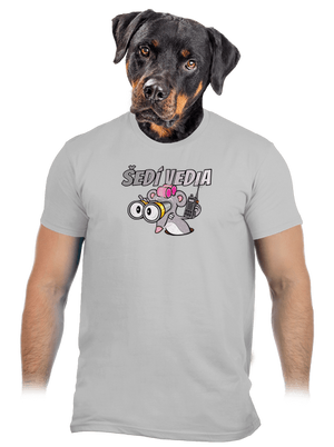 Šedí vedia - myš pánske tričko Pacific Grey