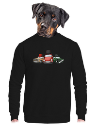 unisex mikina bez kapucne