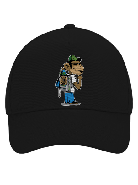 Boombox backpack šiltovka baseballka Black