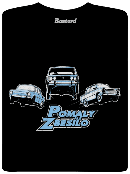 Pomaly a zbesilo pánske dlhý rukáv Black