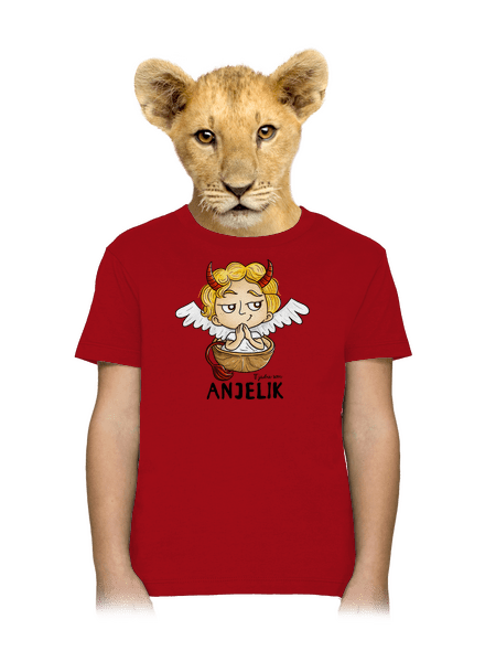 Anjelik detské tričko Red
