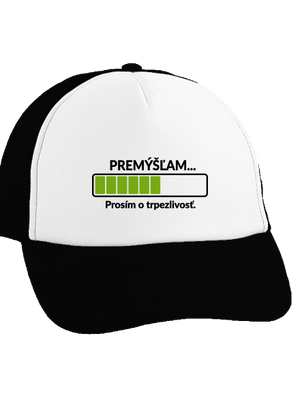 Premýšľam šiltovka Black cap