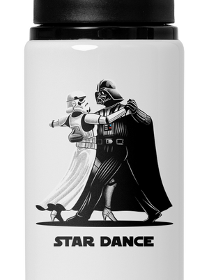 Star dance flaša na vodu White