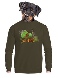 unisex mikina bez kapucne