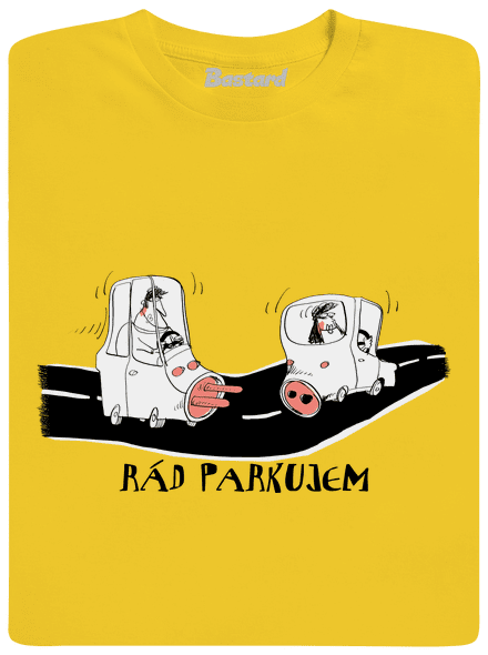 Rád parkujem detské tričko Gold