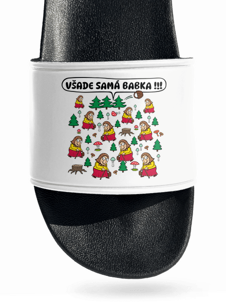 Všade samá babka šľapky White