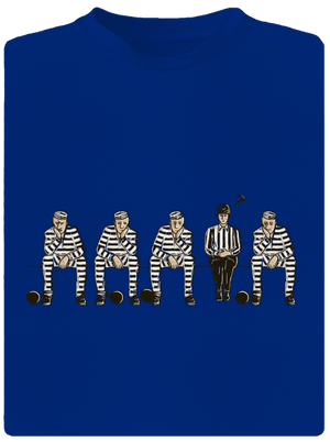 Nevinný pánske športové tričko Royal Blue Mal